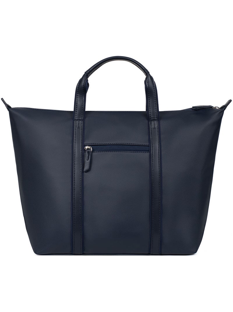 Bolsa de mano tipo cabas - a4 - grande joyce hexagona Azul noche - Kiabi