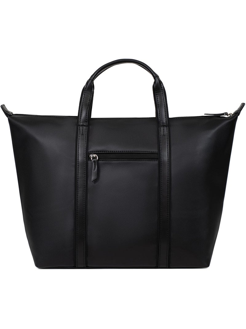 Bolsa de mano tipo cabas - a4 - grande joyce hexagona Negro - Kiabi