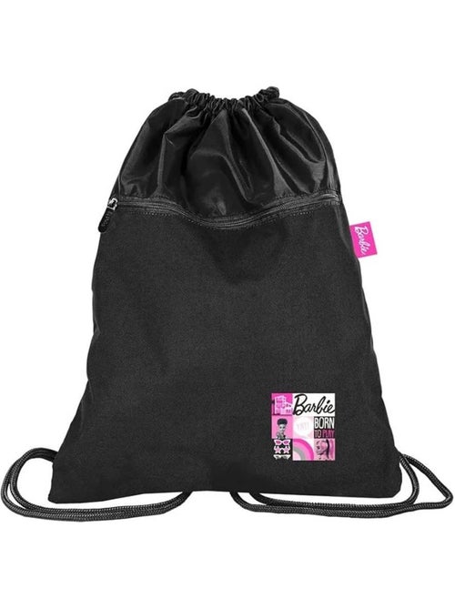 Bolsa de natación con cordón 45 cm barbie – bolsillo con cremallera - Kiabi