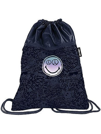 Bolsa de natación tipo mochila con cordones 45 cm - smiley world