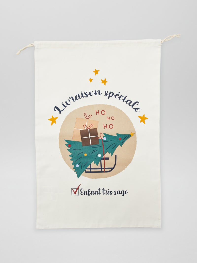 Bolsa de Navidad BLANCO - Kiabi