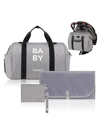 Bolsa de pañales LIONELO Ida Daily - Gran capacidad - Correa para el hombro - Materiales de alta cal