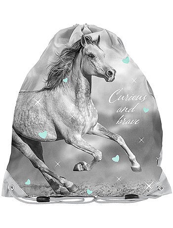 Bolsa de piscina con cordón caballo brave 38 cm