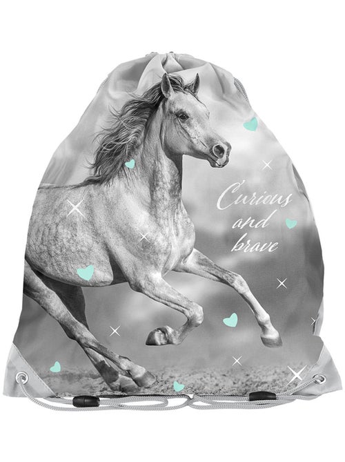 Bolsa de piscina con cordón caballo brave 38 cm - Kiabi