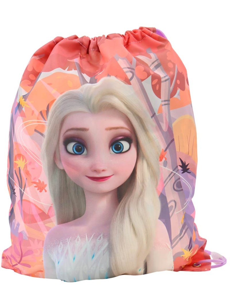 Bolsa de piscina con cordón frozen 42 cm anna & elsa – frozen Multicolor - Kiabi