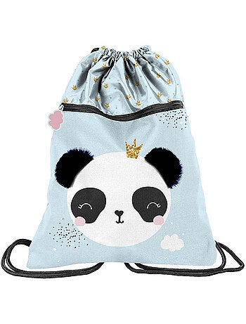 Bolsa de piscina con cordones panda - 45 cm - cmp