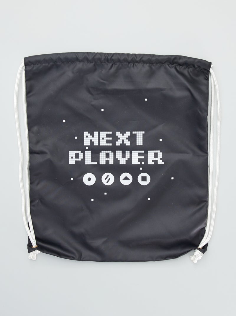 Bolsa de piscina de microfibra negro - Kiabi