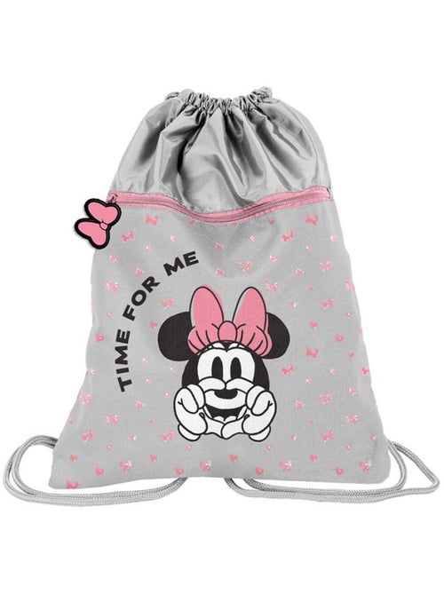 Bolsa de piscina minnie con cordones – 45 x 34 cm – 1 bolsillo con cremallera - Kiabi Bolsa de piscina minnie con cordones – 45 x 34 cm – 1 bolsillo con cremallera - Kiabi