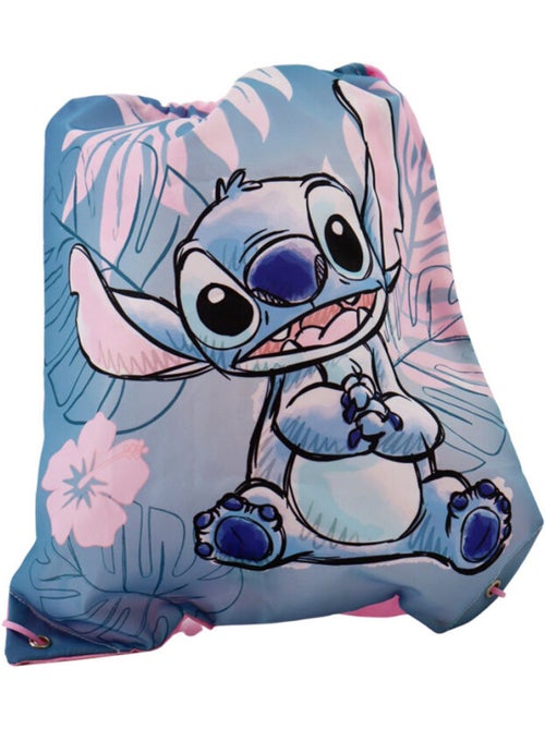 Bolsa de piscina y gimnasio lilo y stitch – 42 x 32 cm – cordones – jacob company - Kiabi