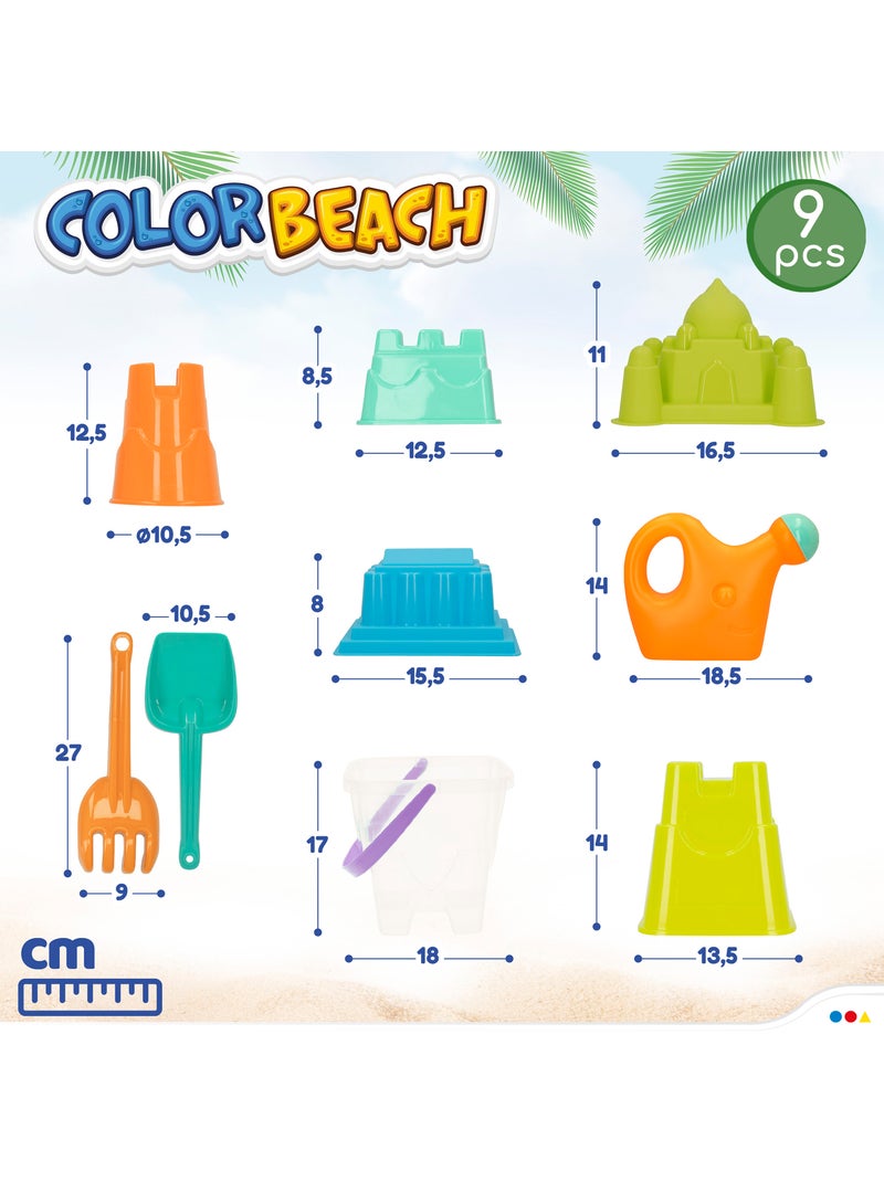Bolsa de playa con cubo y accesorios color beach N/D - Kiabi