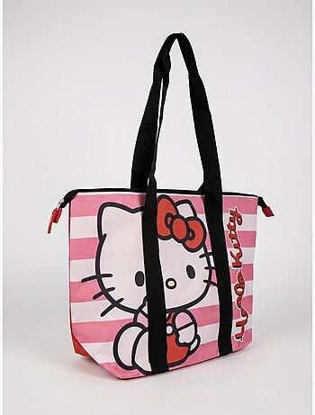 Bolsa de playa gran formato en poliéster Hello Kitty Sanrio