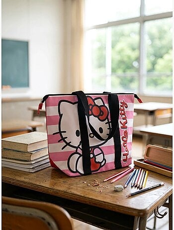 Bolsa de playa gran formato en poliéster Hello Kitty Sanrio