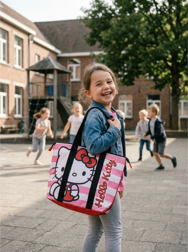 Bolsa de playa gran formato en poliéster Hello Kitty Sanrio Multicolor - Kiabi