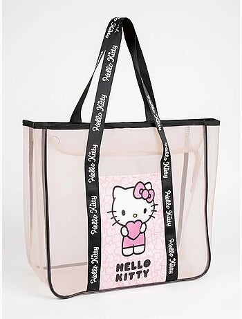 Bolsa de playa infantil de poliéster Hello Kitty Sanrio