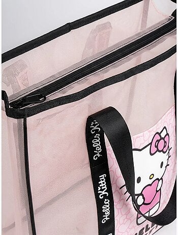 Bolsa de playa infantil de poliéster Hello Kitty Sanrio