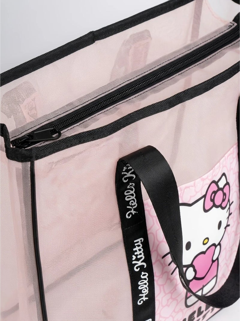 Bolsa de playa infantil de poliéster Hello Kitty Sanrio Rosa - Kiabi