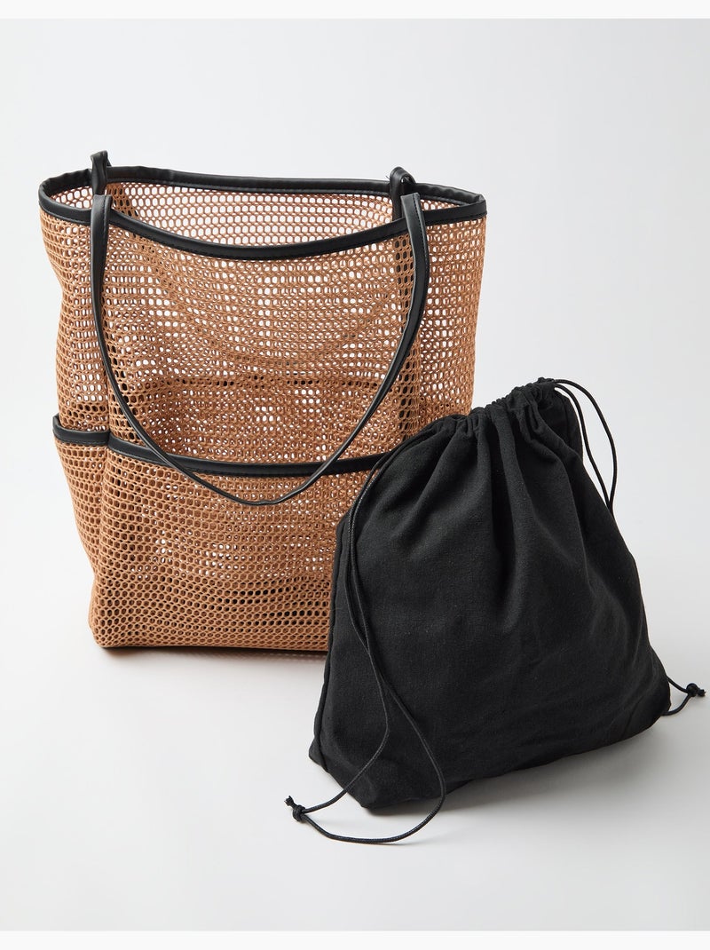 Bolsa de playa, MO Fashion Beige - Kiabi