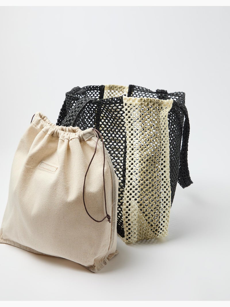Bolsa de playa, MO Fashion Negro - Kiabi