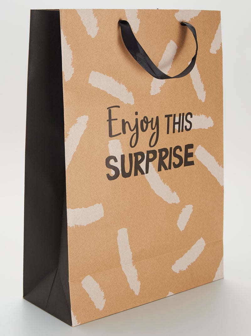 Bolsa de regalo BEIGE - Kiabi