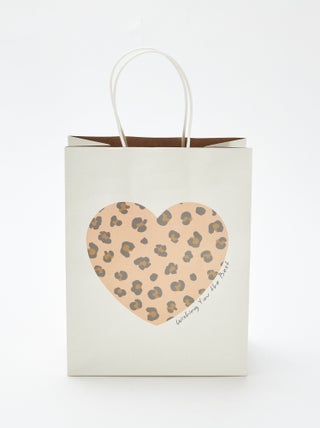 Bolsa de regalo con estampado 'corazón'
