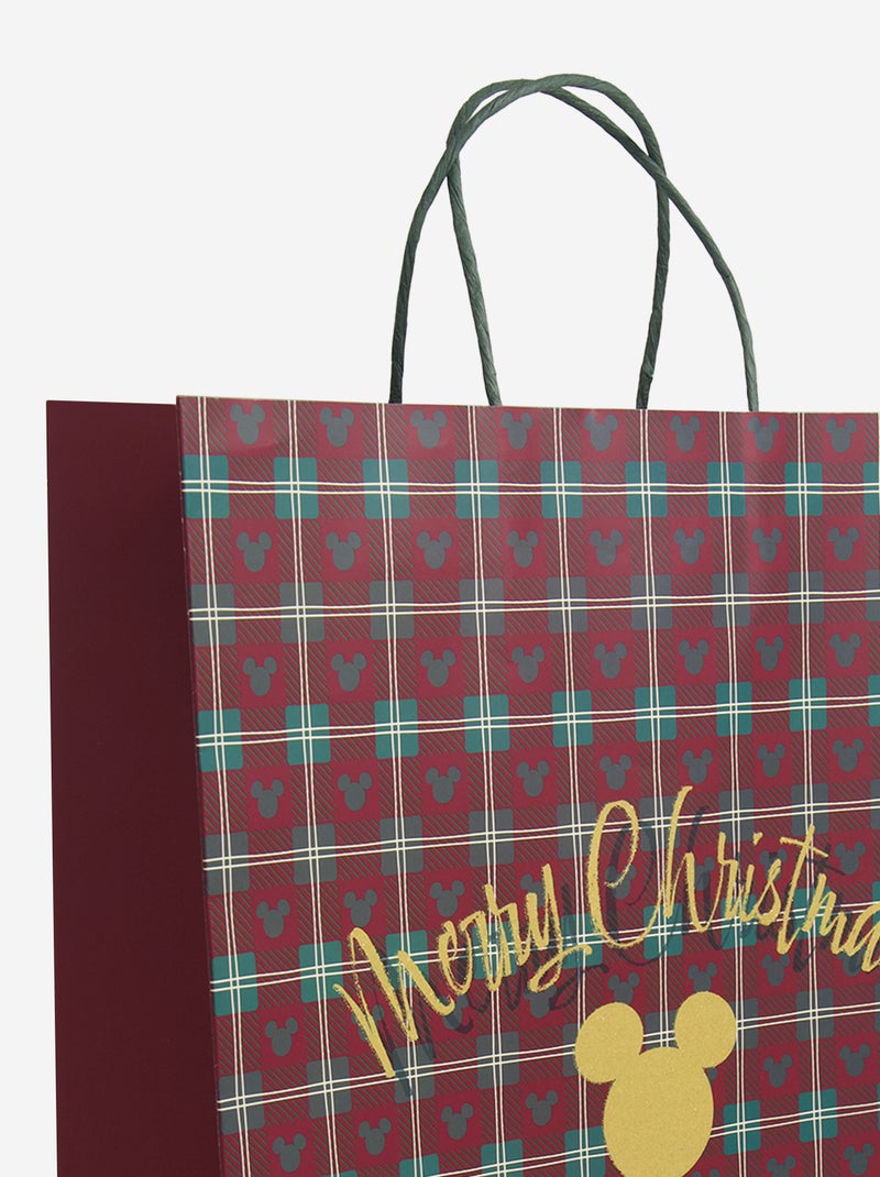 Bolsa de regalo de Navidad de papel 'Disney' - Formato XL Rojo - Kiabi
