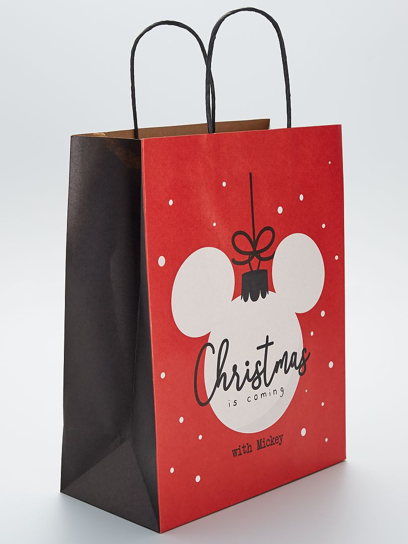 Bolsa de regalo de Navidad 'Mickey' 'Disney' ROJO - Kiabi