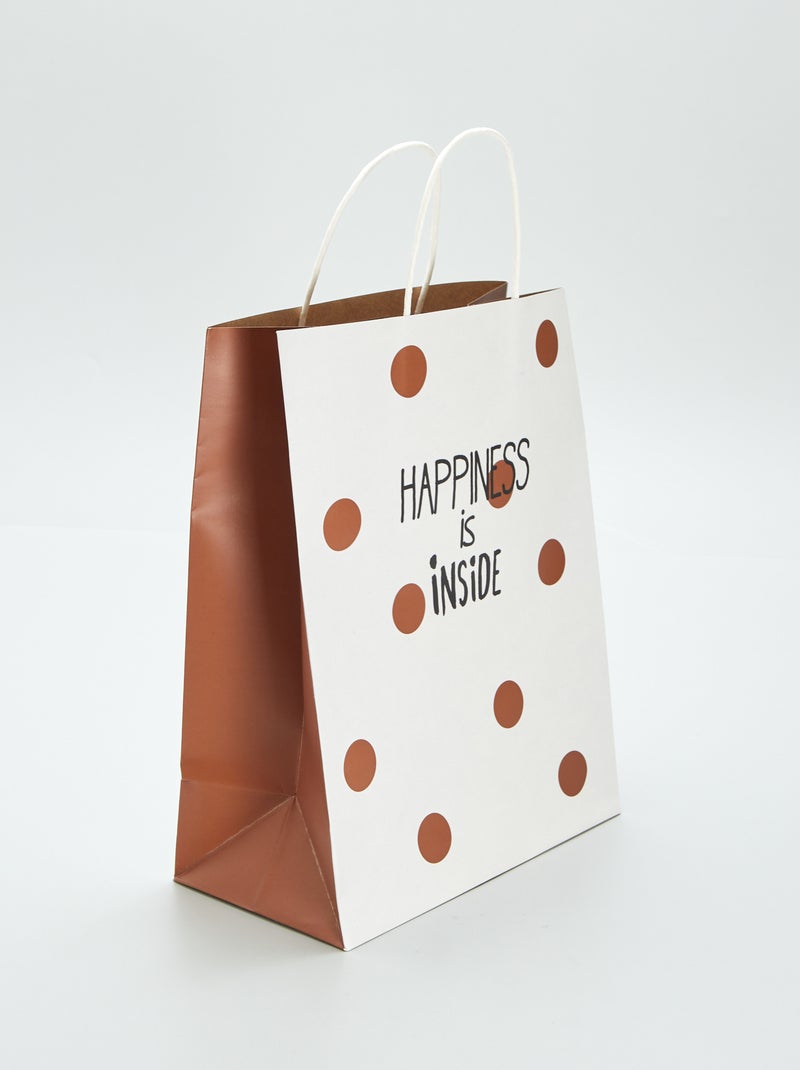 Bolsa de regalo de papel BLANCO - Kiabi