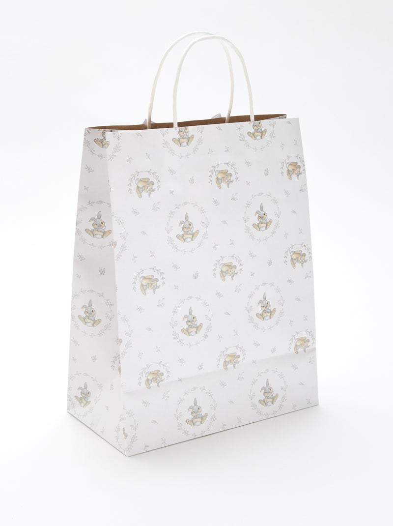 Bolsa de regalo de papel 'Panpan' Blanco - Kiabi