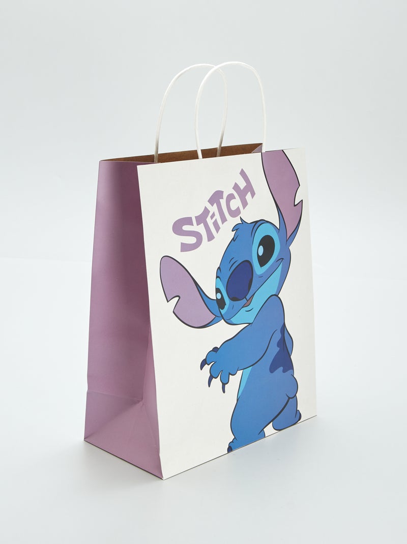 Bolsa de regalo de papel 'Stitch' BLANCO - Kiabi