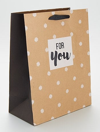 Bolsa de regalo 'For you' - Kiabi