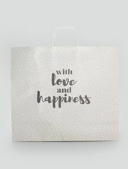 Bolsa de regalo cumpleaños - azul - Kiabi - 2.00€