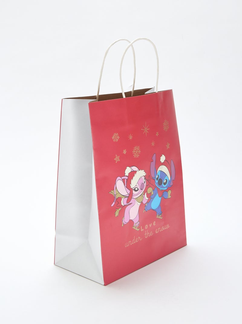 Bolsa de regalo Navidad 'Disney' 32x24x13 cm aprox. Blanco - Kiabi