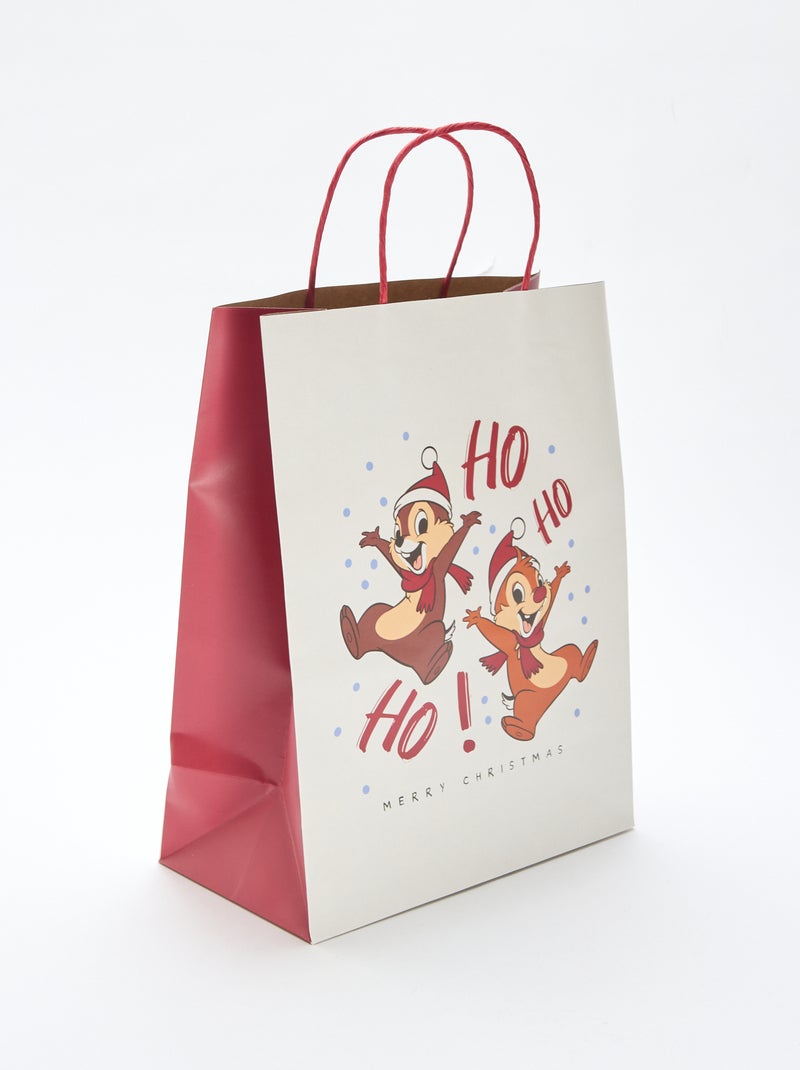 Bolsa de regalo Navidad 'Disney' 32x24x13 cm aproximadamente Blanco - Kiabi