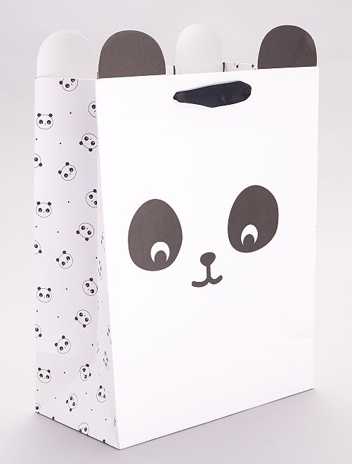 Bolsa de regalo 'oso panda'                                         NEGRO 
