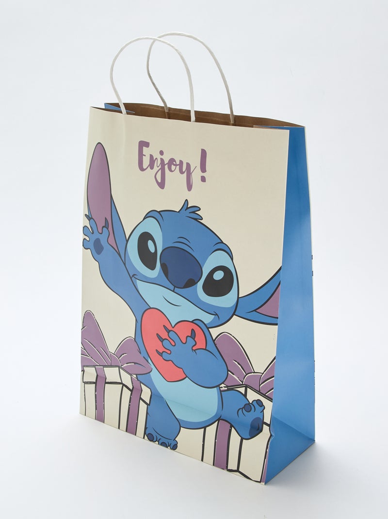 Bolsa de regalo 'Stitch' formato XL Beige - Kiabi