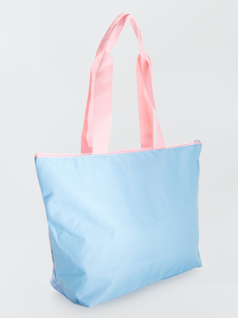 Bolsa de tela 'Stitch' azul - Kiabi