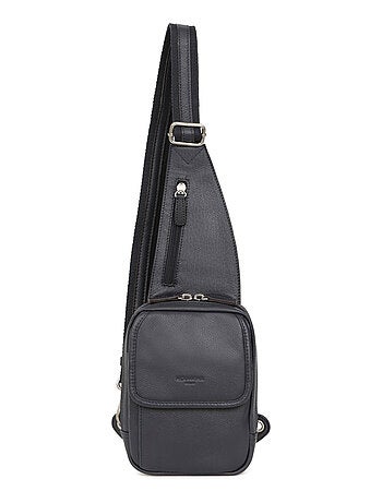 Bolsa de un solo tirante - cuero confort hexagona
