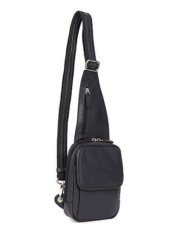 Bolsa de un solo tirante - cuero confort hexagona