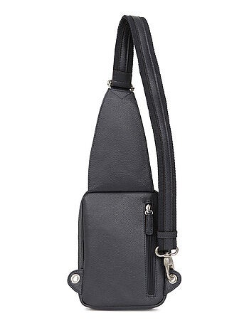 Bolsa de un solo tirante - cuero confort hexagona