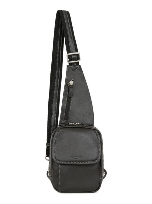 Bolsa de un solo tirante - cuero confort hexagona - Kiabi