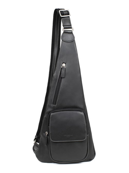 Bolsa de un solo tirante - Cuero FÉLIN - Kiabi
