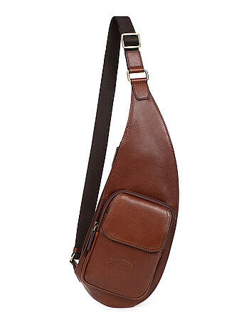 Bolsa de un solo tirante - cuero stuart hexagona