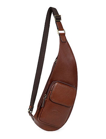 Bolsa de un solo tirante - cuero stuart hexagona