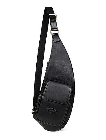 Bolsa de un solo tirante - cuero stuart hexagona