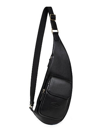 Bolsa de un solo tirante - cuero stuart hexagona