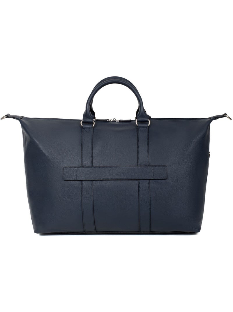 Bolsa de viaje - cuero confort hexagona Azul marino - Kiabi