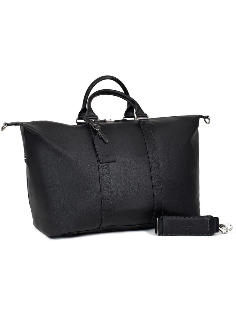 Bolsa de viaje - cuero confort hexagona Negro - Kiabi
