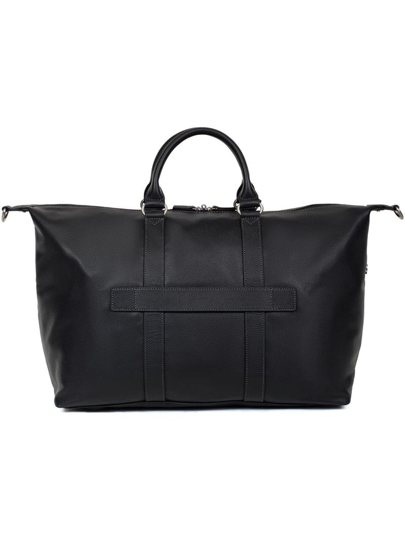 Bolsa de viaje - cuero confort hexagona Negro - Kiabi