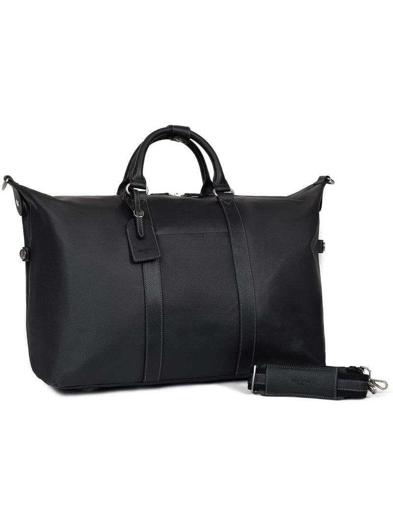 Bolsa de viaje - cuero confort hexagona Negro - Kiabi