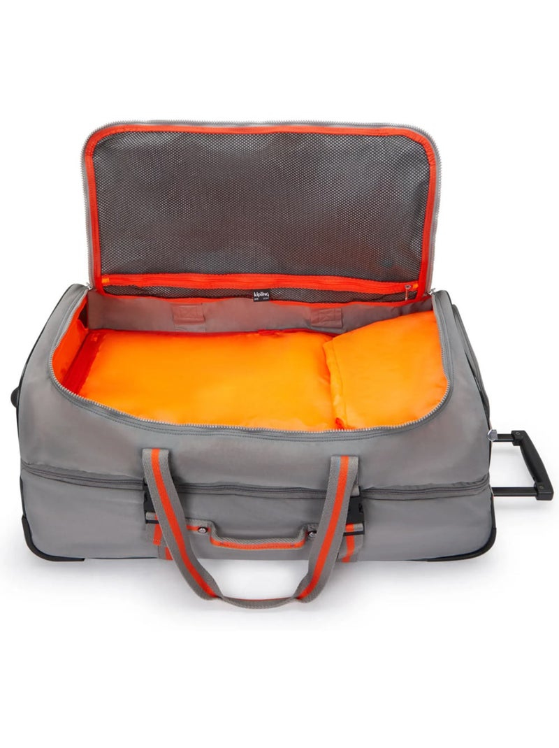 Bolsa de viaje con ruedas kipling teagan l gris 77 cm - candado tsa integrado Gris naranja - Kiabi